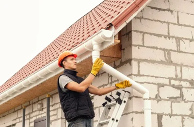 Pose et remplacement de gouttières à Castries